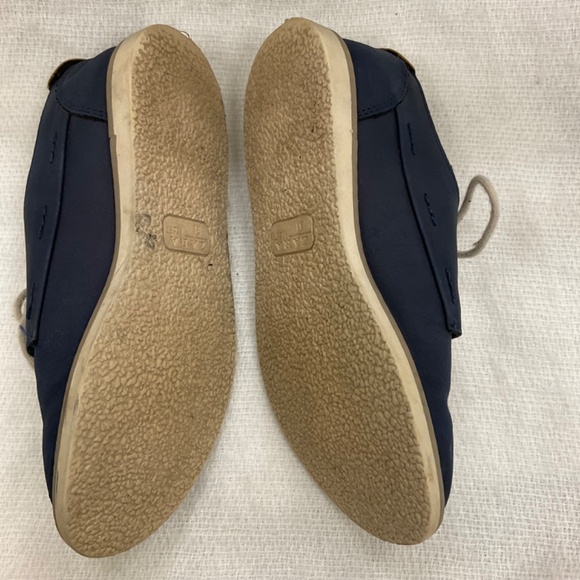 Zara Kid Boys Oxford Lace Up Shoes Blue Sz 4/5 EUR Sz 37 READ - Picture 4 of 9